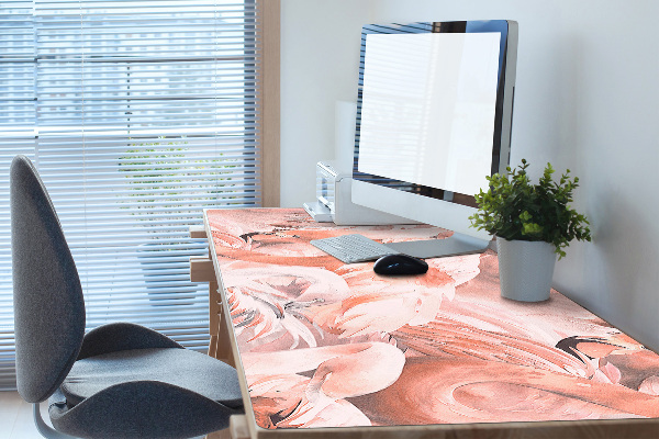 Sous main de bureau Flamants