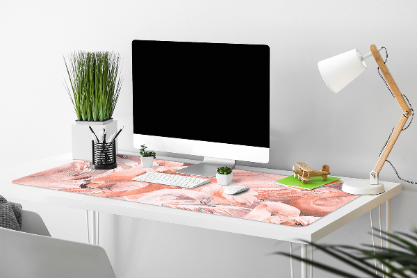 Sous main de bureau Flamants