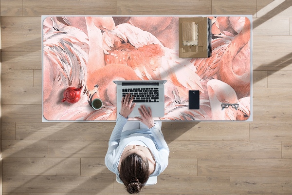 Sous main de bureau Flamants