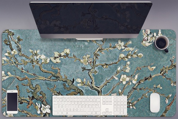 Sous main de bureau fleur de cerisier