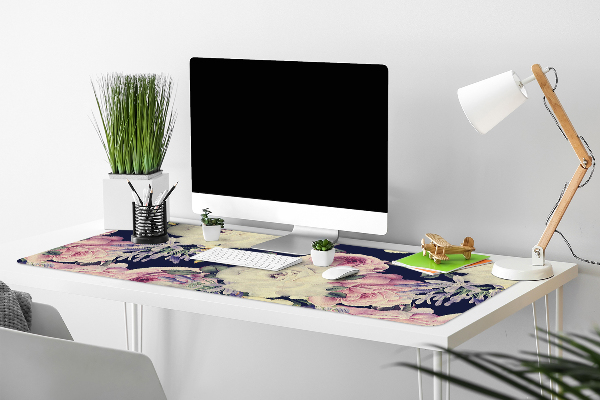 Tapis de bureau Fleurs baroques