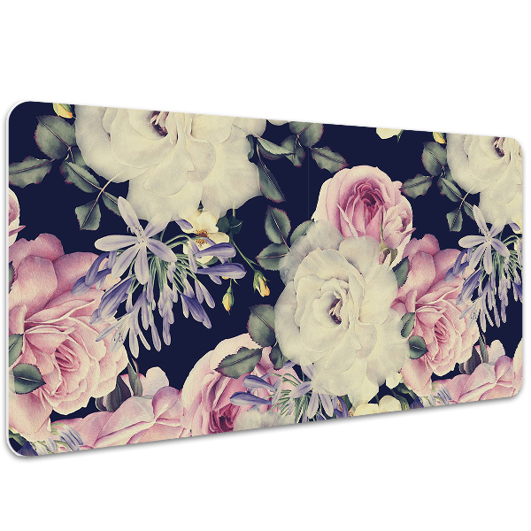 Tapis de bureau Fleurs baroques