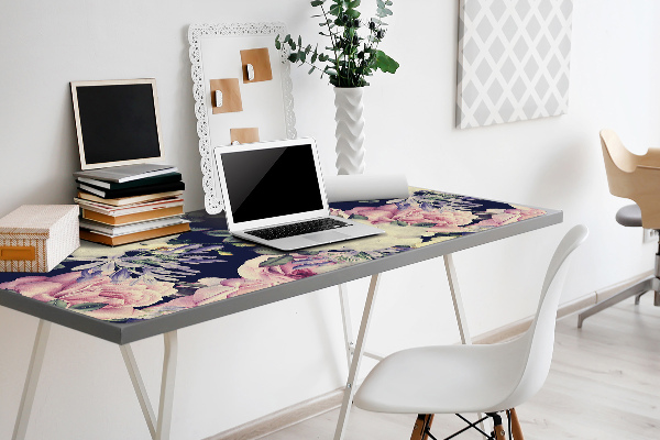 Tapis de bureau Fleurs baroques