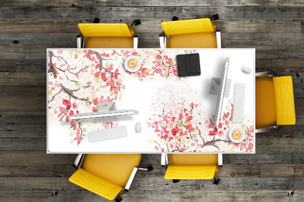 Tapis de bureau fleurs de cerisier