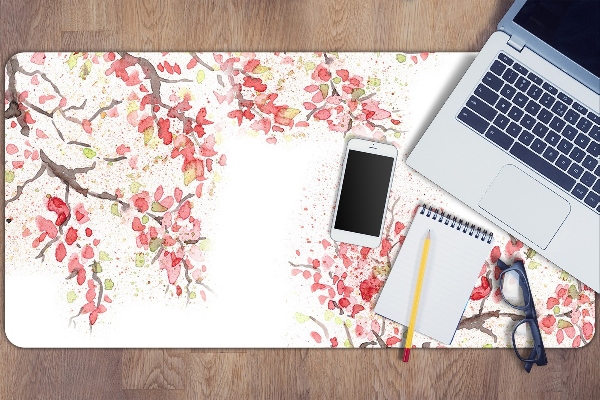 Tapis de bureau fleurs de cerisier