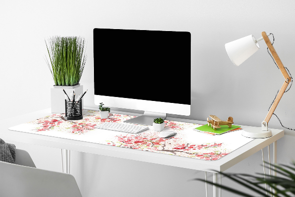 Tapis de bureau fleurs de cerisier