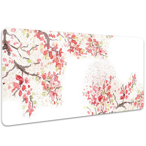 Tapis de bureau fleurs de cerisier