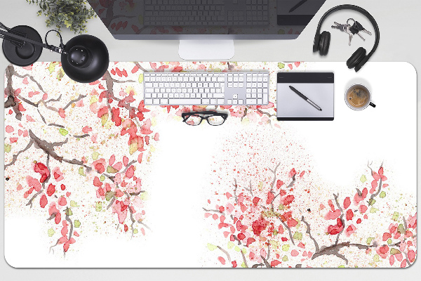Tapis de bureau fleurs de cerisier