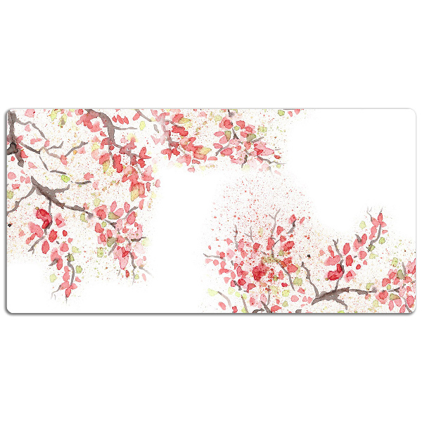 Tapis de bureau fleurs de cerisier
