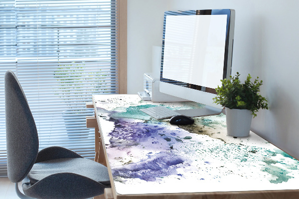 Protège bureau Encre colorée