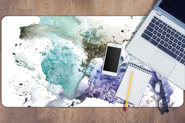 Protège bureau Encre colorée