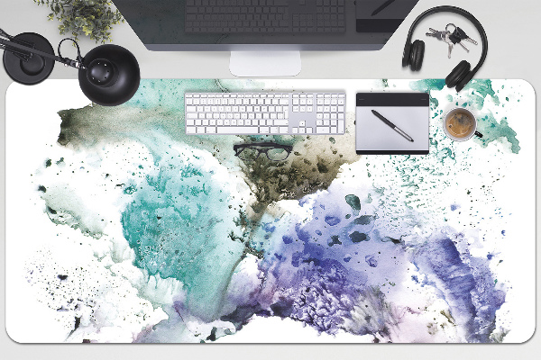 Protège bureau Encre colorée