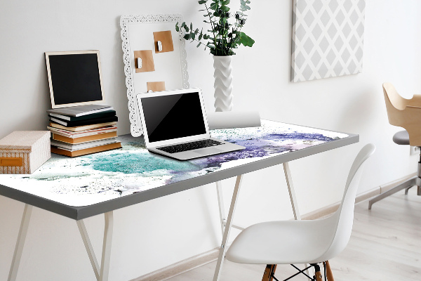 Protège bureau Encre colorée