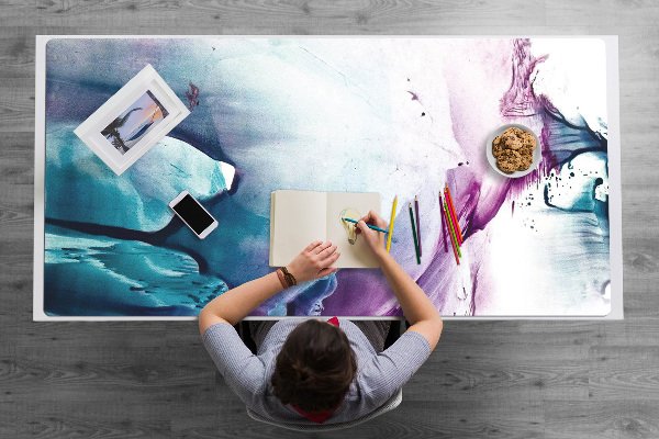 Sous main de bureau Taches de peinture