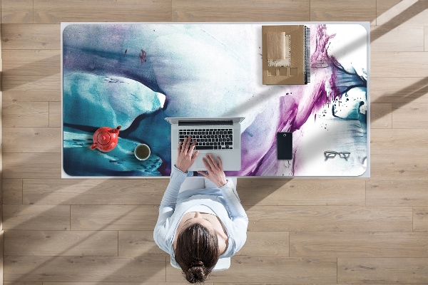 Sous main de bureau Taches de peinture