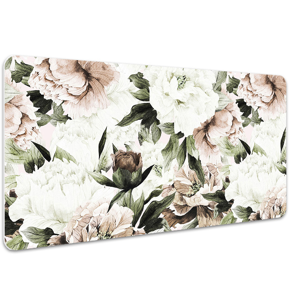 Sous-main bureau Pivotements en fleurs