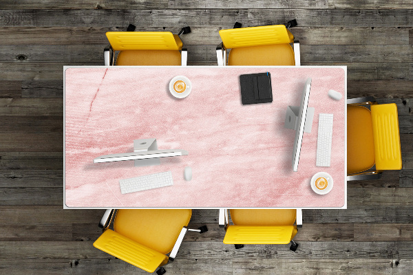 Tapis de bureau Texture rose