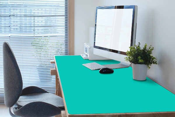 Sous main de bureau Turquoise