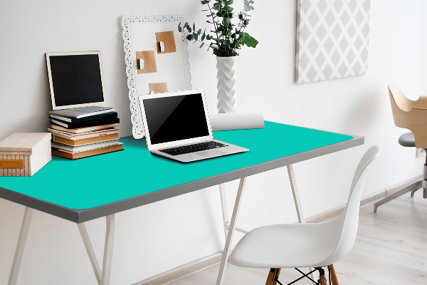 Sous main de bureau Turquoise