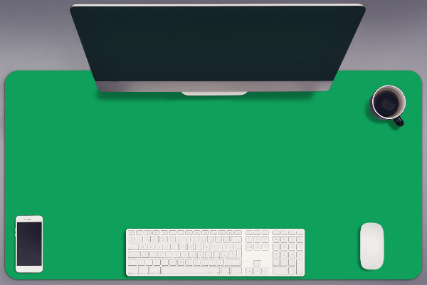 Sous main de bureau Vert