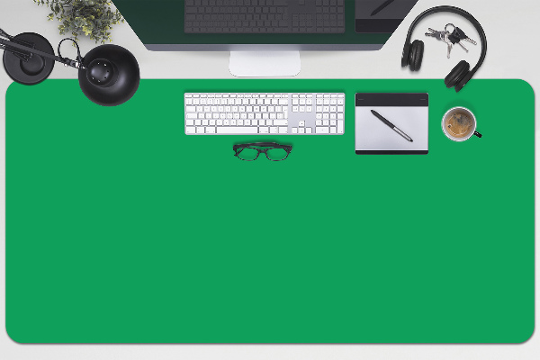 Sous main de bureau Vert