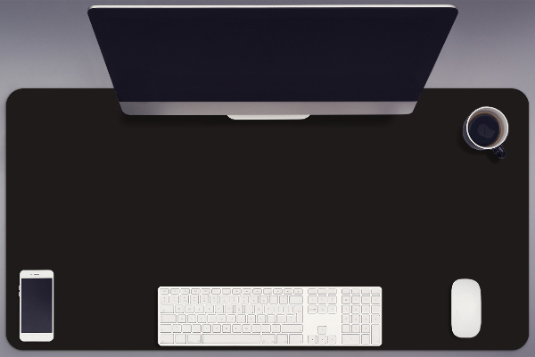 Sous main de bureau Le noir