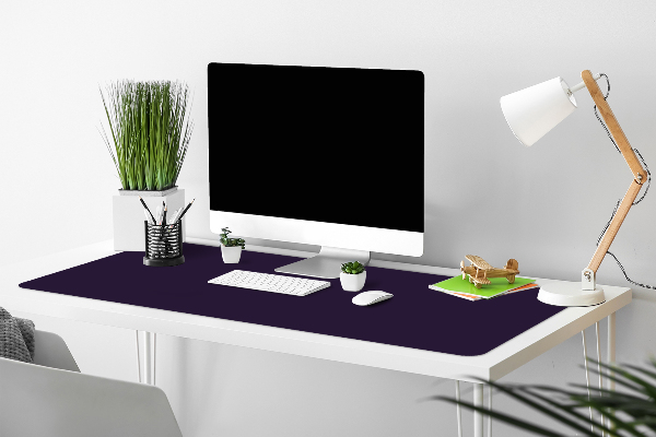 Protège bureau Bleu acier