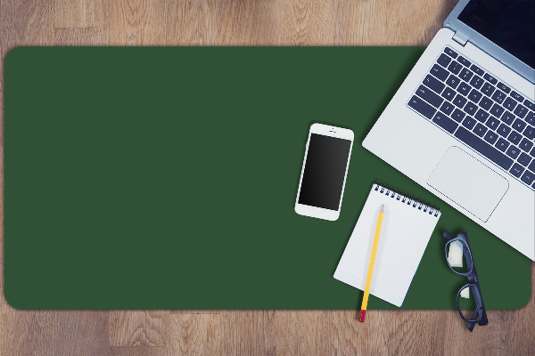 Sous-main bureau Vert foncé
