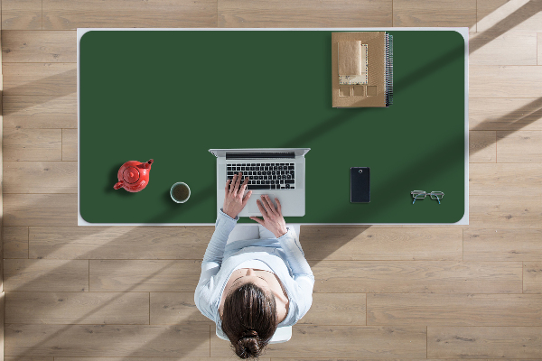 Sous-main bureau Vert foncé