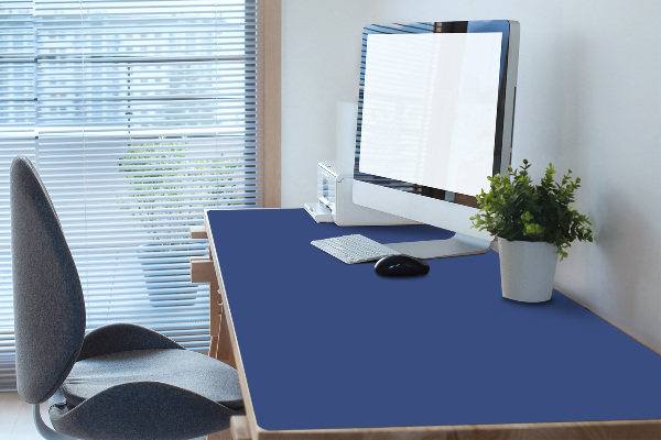 Sous main de bureau Bleu