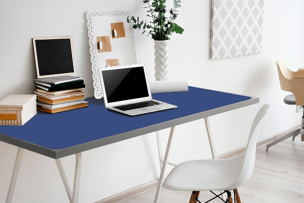 Sous main de bureau Bleu