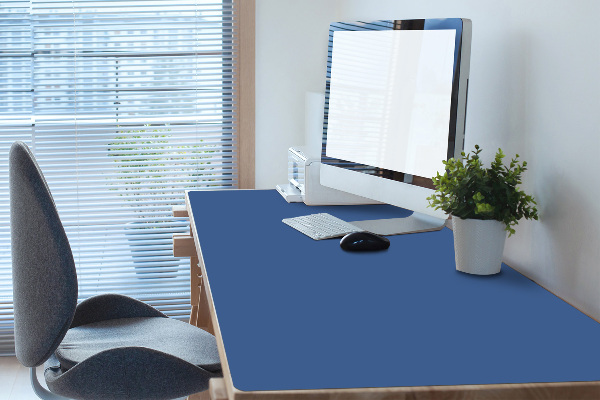 Sous-main bureau Bleu foncé