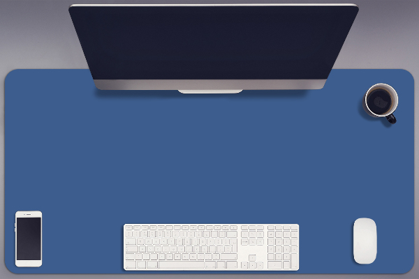 Sous-main bureau Bleu foncé