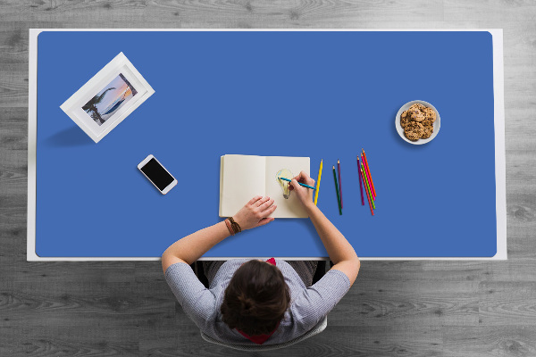 Tapis de bureau Sombre azur