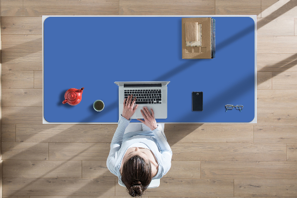 Tapis de bureau Sombre azur