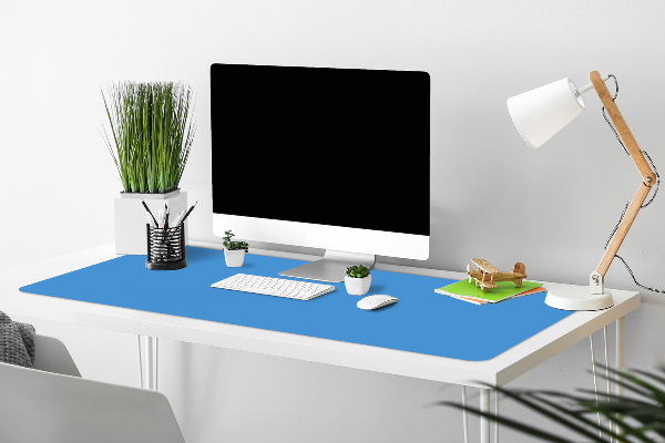 Sous main de bureau Bleu