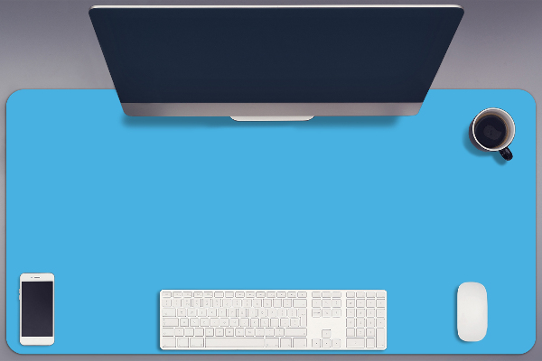 Tapis de bureau Bleu clair