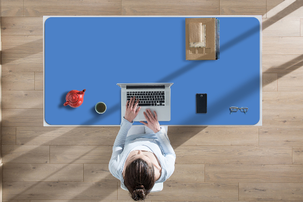 Sous main de bureau Azur