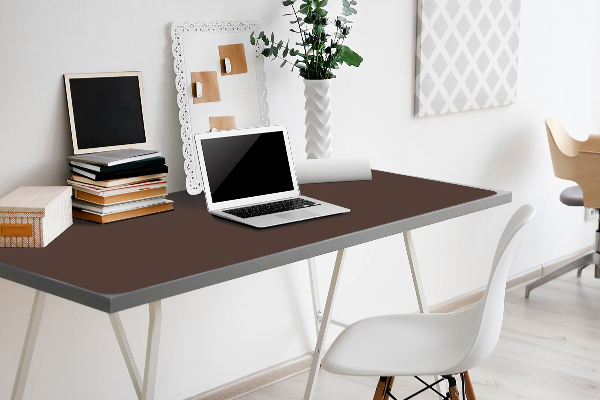Sous main de bureau brun