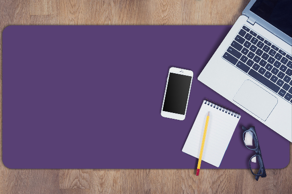 Sous main de bureau Violet