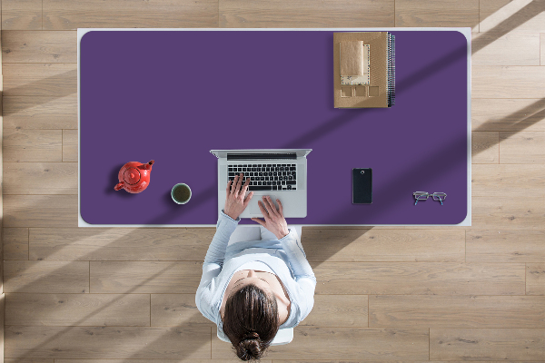 Sous main de bureau Violet