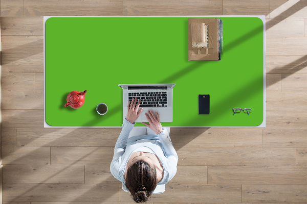 Sous main de bureau Jaune