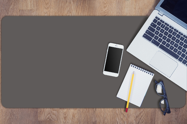 Tapis de bureau Gris foncé