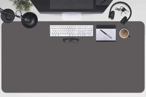 Tapis de bureau Gris foncé