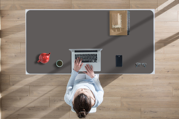 Tapis de bureau Gris foncé