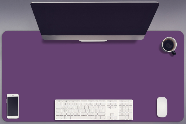 Sous main de bureau Violette