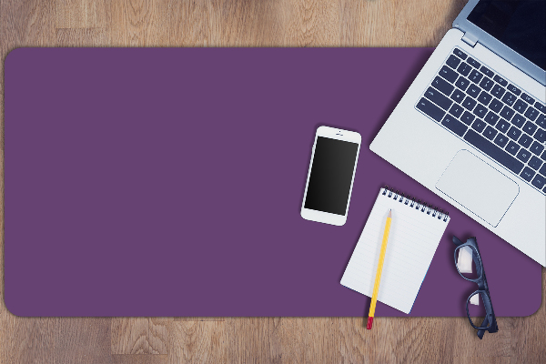 Sous main de bureau Violette