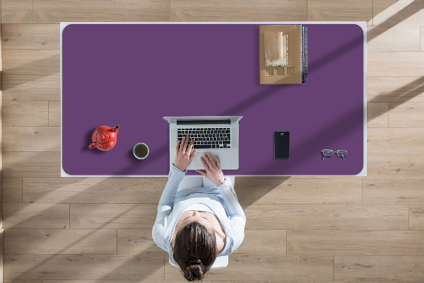 Sous main de bureau Violette