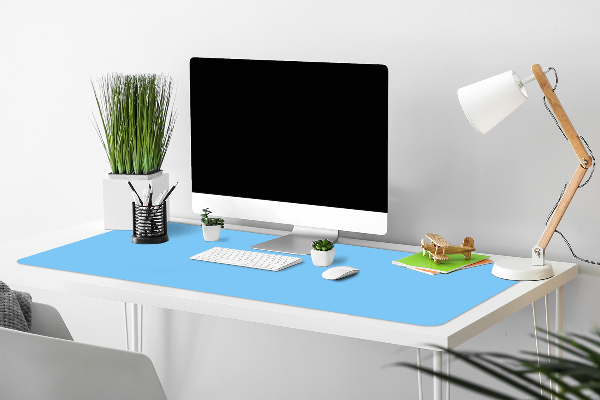 Sous-main bureau Bleu pastel