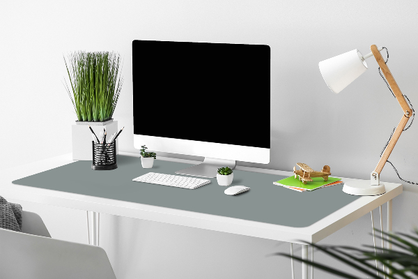 Sous main de bureau gris